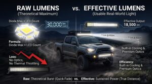 Raw Lumens vs. Effective Lumens
