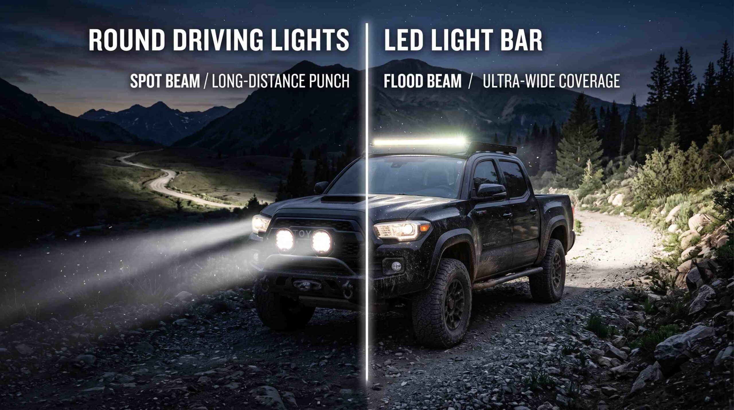 LED Light Bars vs. Driving Lights Which Auxiliary Lighting Setup Does Your Rig Actually Need